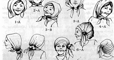 Trajos tradicionais: o lenço da cabeça