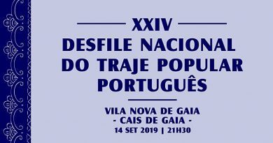 Desfile Nacional do Traje Popular promovido pela Federação do Folclore Português, em setembro de 2019