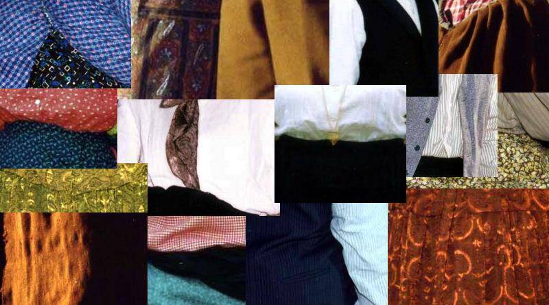 Termos relacionados com tecidos dos trajes tradicionais populares