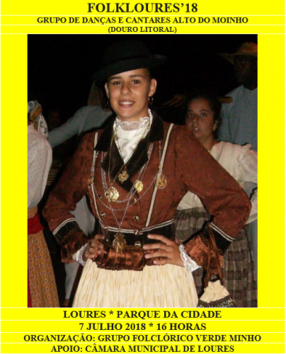 5-FolkLoures'18 - Encontro de Culturas - Grupo de Danças e Cantares Alto do Moinho - Douro Litoral