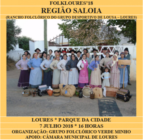 7-FolkLoures'18 - Encontro de Culturas - Rancho Folclórico do Grupo Desportivo de Lousa - Loures