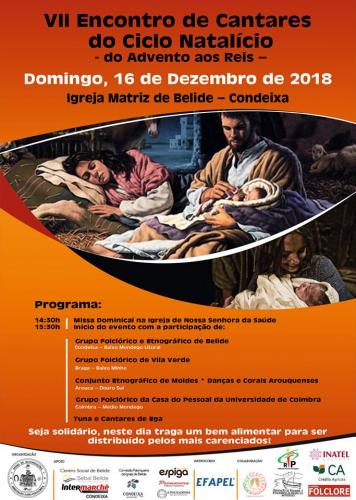 VII Encontro de Cantares do Ciclo Natalício - do Advento aos Reis