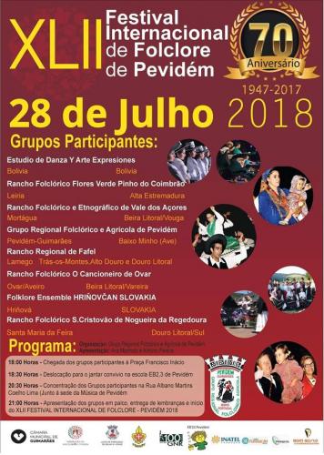 XLII Festival Internacional de Folclore de Pevidém - Guimarães