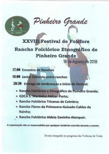 XXVIII Festival de Folclore - Pinheiro Grande